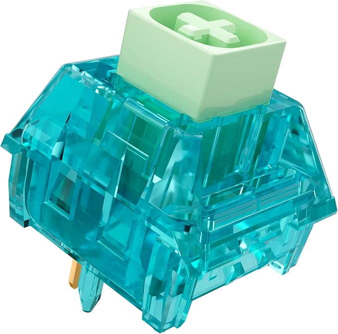 Kailh Box Summer Mechanical Keyboard Switches,5-Pin 50gf Clicky/Speed Typing/Gaming/Waterproof Switches(Summer,108Pcs)