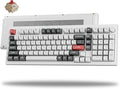 Keychron Q5 Ultra 8K Polling Rate Wireless Custom Mechanical Keyboard 2.4 GHz & Bluetooth 660Hr Battery Aluminum ZMK Launcher with Hot-swappable Red Switches PBT Keycaps for Mac Windows Linux - White