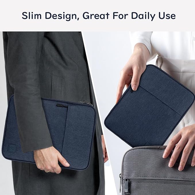 Dadanism 13 Inch Tablet Sleeve Padded Carrying Case for New iPad Air 13" M4/M3 2026/2025, iPad Pro 13" M5/M4 2025/2024, Galaxy Tab S10+/S9 FE+/S9+ 12.4", Remarkable Paper Pro 11.8", Dusty Blue