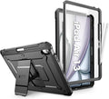 SUPCASE for iPad Air 13 Inch Case M4/M3/M2 (2026/2025/2024) with Pencil Holder (Unicorn Beetle Pro), [Built-in Screen Protector & Stand] [Military-Grade Protection] Cover for iPad Air 13 Inch, Black