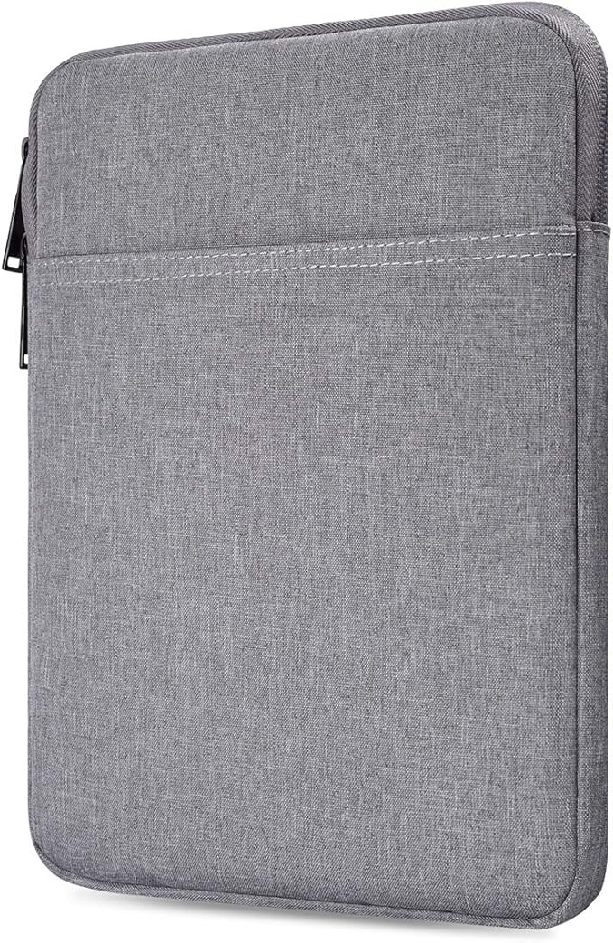 Tablet Sleeve Case for 11" Samsung Galaxy Tab A9+/ Galaxy Tab S6 Lite, iPad Air M4 M3, Pro 11 M5,iPad 9/8/7 10.2 Bag, Light Grey