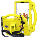 AKABEILA Compatible with Doogee U11/U11 Pro 2025 11 inch/Tab G6/Tab G6+ 11 inch/Infinix Xpad 20 2025 inch/Umidigi G7 Tab Pro 2024 11 inch Tablet Case, Shoulder Strap & Stand Handle Yellow