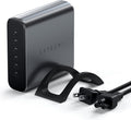 Satechi 200W 6-Port GaN Charging Station, 2 140W USB-C and 4 USB-C, Fast Charging Travel Charger for Multiple Devices, for MacBook Air/Pro/Neo, iPad Air/Pro, iPhone 17, Thunderbolt Devices