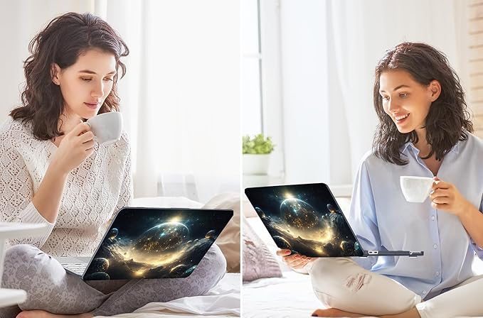 Tuiklol for 2026 MacBook Neo 13 Inch A18 Pro Chip Case, (Model A3404) Anti-Scratch Anti-Drop Slim Hard PC Shell Case with Shockproof Protective MacBook Neo Laptop Cover, Birth of Galaxy