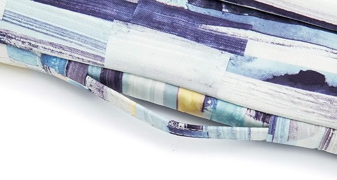 Kinmac 360° Protective Laptop Sleeve Case with Pockets, Color Stripe Pattern, Padded Cover with Handle (15.6 inch-16 inch)
