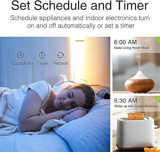 Jinvoo Zigbee Smart Plug, Wireless Mini Plug, Alexa Socket, Smart Home Zigbee Socket, Compatible with Alexa, Google, Requires Zigbee Hub, 2 Packs