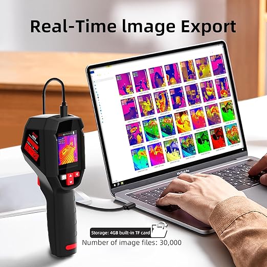 BSIDE Thermal Camera, 240x240 Resolution with 15 Thermal Palettes, Handheld Infrared Imaging IR Camera with Full-Viewing Color LCD, for Home Inspection Car HVAC DIY Heat Pump Circuit Break, -4℉~1022℉