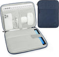 Dadanism 9-11 Inch Tablet Sleeve Padded Carrying Case for iPad (A16) 11th Gen 11", iPad 10th Gen 10.9", iPad Air M4/Pro M5 11", iPad Air 5/4, iPad 9/8/7th Gen, Galaxy Tab A11+ Plus 11", Dusty Blue