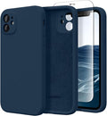 Magnetic for iPhone 11 Phone Case Silicone, Compatible with MagSafe, [Full Camera Protection][Screen Protector] Slim Shockproof Protective Case for iPhone 11 6.1", Deep Blue