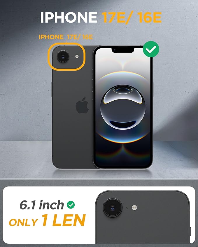 Miracase for iPhone 17e & 16e Case with Built-in Private Screen Protector, [Magnetic with MagSafe] Full-Body Phone Cover Military Drop Proof 17 E/ 16 E Bumper 6.1 inch, Blue