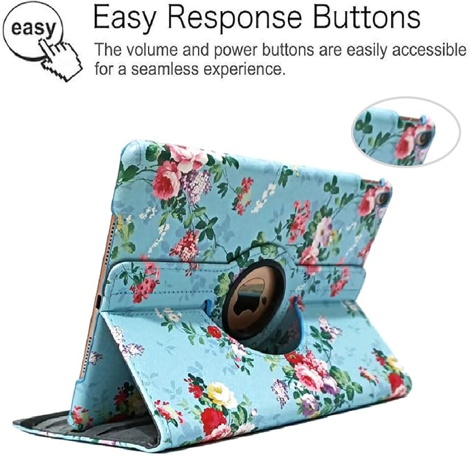Case for iPad Air (3rd Gen) 10.5" 2019 / iPad Pro 10.5" 2017 Case,360 Degree Rotating Stand Protective Cover, Auto Sleep/Wake