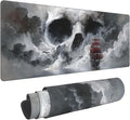 Skull Sea Boat Mouse Pad Extended Large Gaming Mouse Pad XL Stitched Edges for Gamer Home Office 31.5 X 11.8 Inch
