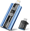 EATOP 512GB Flash Drive Intended for Phone Tablet Androidphone and Computers, 4 in 1 Photo Stick for Phone Memory Storage Easily Backup Photos Videos, Plug and Play, No App Required (Navy Blue)