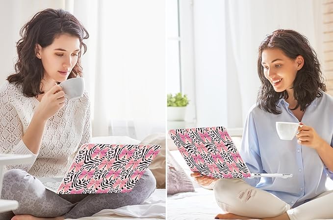 Tuiklol for 2026 MacBook Neo 13 Inch A18 Pro Chip Case, (Model A3404) Anti-Scratch Anti-Drop Slim Hard PC Shell Case with Shockproof Protective MacBook Neo Laptop Cover, Grid Bow
