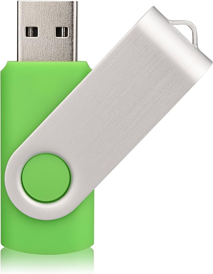 Aiibe 10 Pack 32GB Flash Drive USB Flash Drive USB 3.0 Thumb Drives USB Memory Stick 32 GB 3.0 Flash Drives Bulk (10 Mixed Colors: Black Blue Red Green Orange White Yellow Pink Purple Silver)