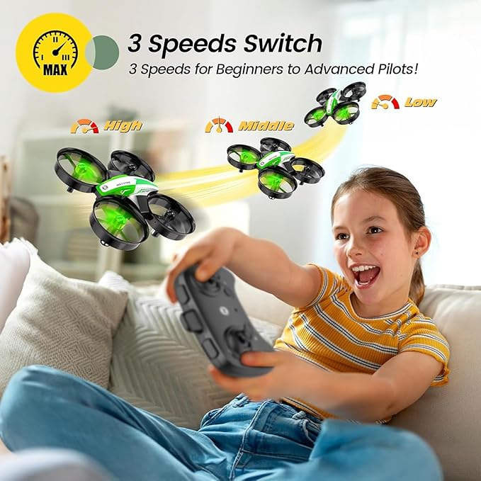 Holy Stone Mini Drone for Kids and Beginners, HS210 Green