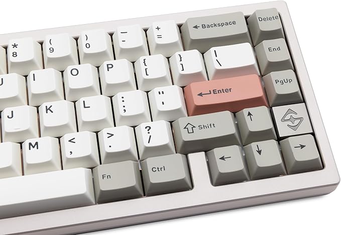 KEEBMONKEY WOBKEY Zen 65 65% Quick Release Wireless Mechanical Keyboard with RGB, CNC Aluminum Case, Hot-Swappable, VIA Support, BT/2.4G/USB-C Gaming Keyboard for Mac/Windows (Ultra Warm Silver)