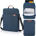 12.9-14.2 Inch Tablet Sleeve Bag for Samsung Galaxy Tab S11 S10 S9 S8 Ultra 14.6",13" iPad Air M2 M3 M4/Pro M5 M4/Pro 12.9, MacBook Air 13.6"/Pro 14.2"/Neo 13/Surface Laptop/Surface Pro 11 Case-Blue
