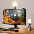 NEEWER Basics 5" 10W Monitor Light for Video Conference, Bi Color Edge Lit USB LED Panel Ring Light with Stand, CRI95 Lamp Lighting for Laptop Computer Webcam Zoom Call Desk Streaming Recording, NL10
