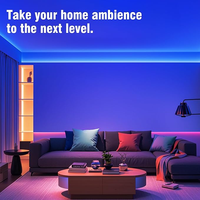VOLIVO 300ft Led Strip Lights for Bedroom, Color Changing Led Light Strips Kit with 24 Keys IR Remote and Smart App Control, RGB Music Sync Lighting for Room, Home Decor
