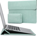 HYZUO 13 Inch Laptop Case Sleeve with Stand for 2026-2018 MacBook Air 13 M5 M4 M3 M2 M1, 2026 13" MacBook Neo, 2026-2016 MacBook Pro 13 M2 M1, iPad Pro/Air 13, Surface Pro 12-3, XPS 13, Mint Green