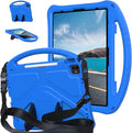 YRH Kids Case for iPad Air 13-in. M4/M3/M2 (2026/2025/2024), for iPad Pro 13-in. M5/M4 (2026/2024), with Strap Handle Stand, Blue