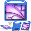 Kids Case for iPad Air 13 inch M4/M3/M2 (2026/2025/2024) & iPad Pro 13 inch M5/M4 (2025/2024) & iPad Pro 12.9 inch Case 6th/5th/4th/3rd Generation with Pencil Holder/Handle Stand Cover, Blue