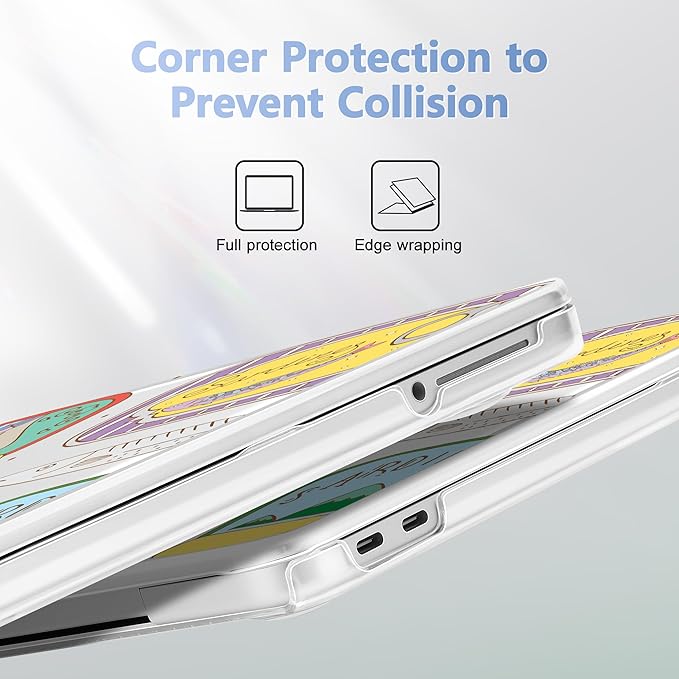 Case for 2026 MacBook Neo 13-inch Laptop with Liquid Retina Display, Release Model A3404, Sturdy Plastic Hard Shell Case + Keyboard Cover + Trackpad Film + Dust Plug, Sardines