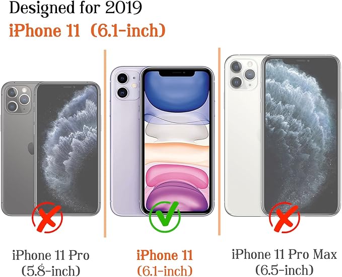 Magnetic for iPhone 11 Case Cute Stripes Phone Case, Shockproof Slim TPU and Hard PC Protective Phone Cover Compatible with MagSafe Designed for Women Girls,Retro