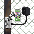 Magnetic Fence Mount for Mevo Start,Chain Link Fence Game Changer Mounting Kit for Baseball,Softball,Tennis,Picklebal Games Recording for GoPro,for iPhone,Pocket Rader,for Insta 360 X5 Action Cameras
