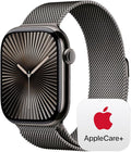Apple Watch Series 10 [GPS + Cellular 46mm] with Slate Titanium Case with Slate Milanese Loop - M/L. Fitness Tracker, ECG App, Always-On Retina Display, Carbon Neutral with AppleCare+ (2 Years)