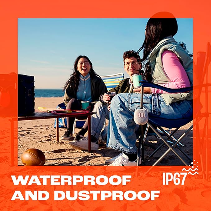 JBL Clip 5 - Ultra-Portable, Waterproof & Dustproof Bluetooth Speaker, Big JBL Pro Sound with Punchy bass, Integrated Carabiner, Up to 12 Hours of Play, Made in Part with Recycled Materials (Pink)