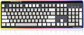 Hexgears GK735 Wired Full Size Mechanical Keyboard, Aluminum Housing Built for Gamers w/Kailh Box White Switch, White Backlit + Surrounded by RGB Light Strip, 104 Keys Gaming Keyboard for PC/Mac