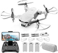4DV9 Mini Drone with 1080P HD Camera for Kids Live Video RC Quadcopter for Adults Beginners Toys Gifts,Altitude Hold, Waypoints Functions,One Key Start,3D Flips,3 Batteries,Gray