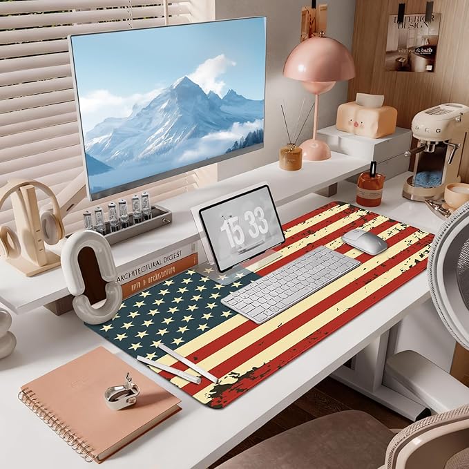 Extended Mouse Pad for Gaming & Office - 31.5"x11.8" Large Desk Mat with Smooth Surface and Stylish Design for PC, Home Office Decor, and Work