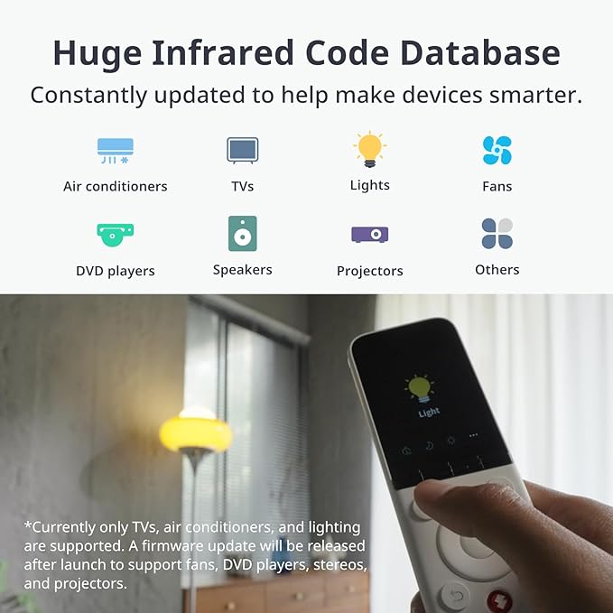 SwitchBot Universal Remote Control with Hub Mini Matter Enabled with Bot and Remote, Control 25 IR/Bluetooth Devices and 10 Scenes, Compatible with TV/AC/SwitchBot BLE Devices
