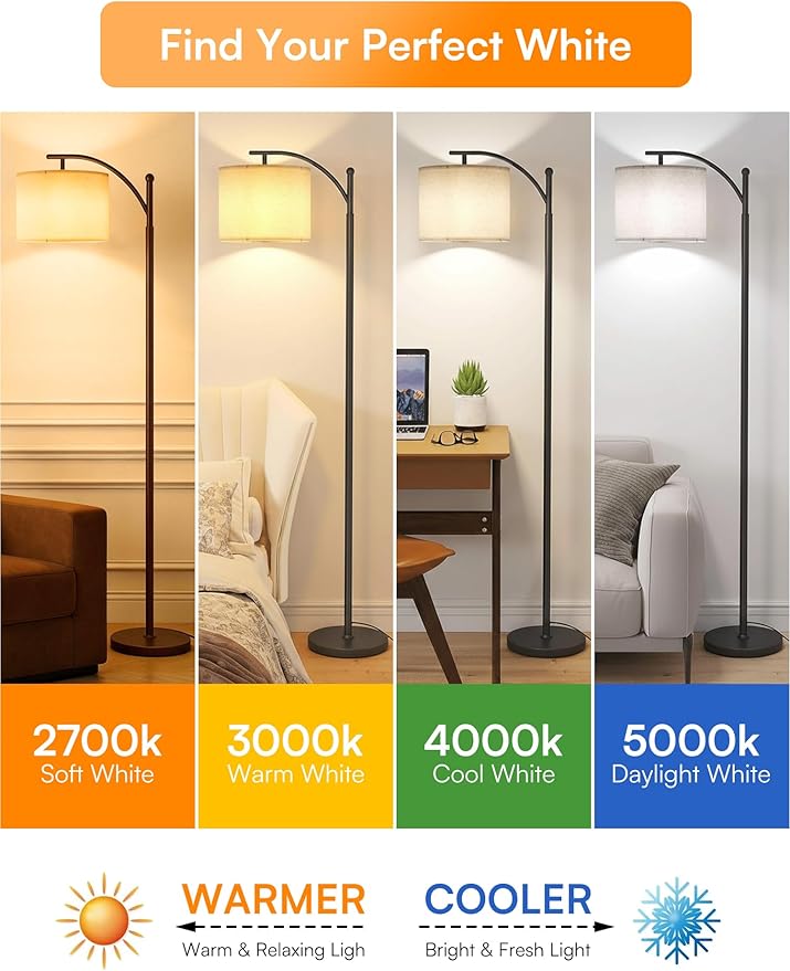 TJOY A19 Dimmable LED Light Bulbs, E26 Led Bulbs 60 Watt Equivalent, Warm Soft White 2700K, 800 Lumens Standard Base, Energy Saving Lightbulbs, Efficient 9W, 120V, 15,000 Hour Lifetime, 6 Pack