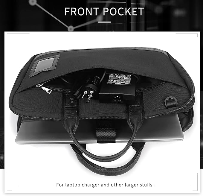 13.3’’ Laptop Case Sleeve, Electronic Organizer Waterproof Laptop Bag with Outside Card Holder, 3-Layer Shockproof 13 inch Laptop Sleeve for MacBook iPad HP Dell ASUS ACER, Black