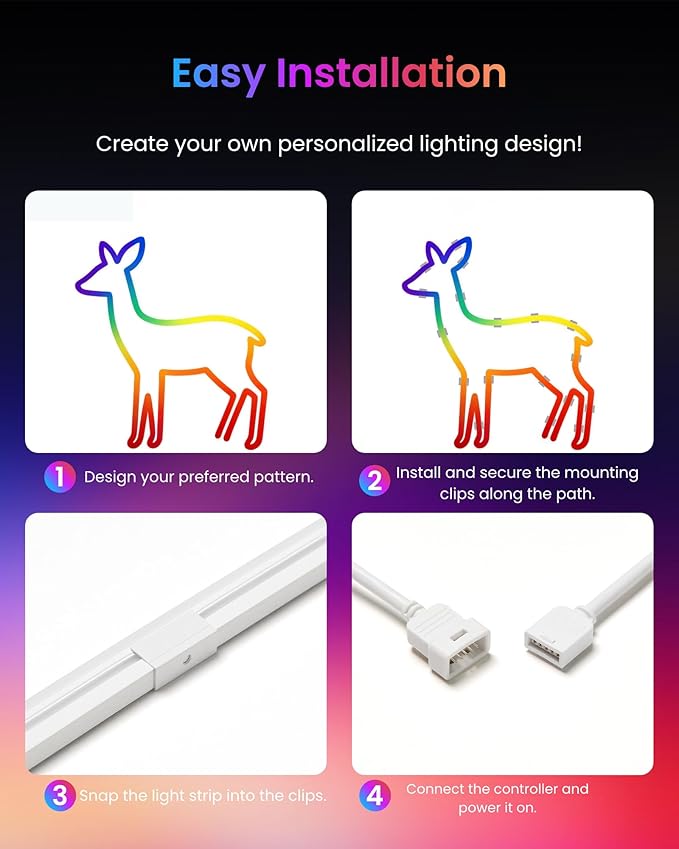 SwitchBot RGBIC Neon Rope Light, 5M Matter-Certified Neon Strip Lights Works with Apple Home, Alexa and Google Home, 16 Million Colors, Music Sync, Scene Modes, LED Neon Lights for Bedroom, Wall Decor