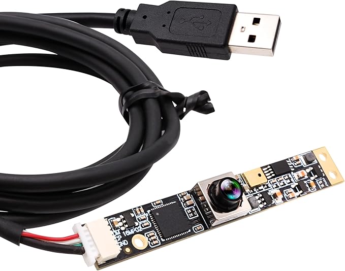 USB Camera 16MP Autofocus USB Webcam Module with Microphone 100 Degree No Distortion Lens 4K Industrial PC Lightburn Plug and Play for Windows Linux Laptop Jetson Nano OpenCV