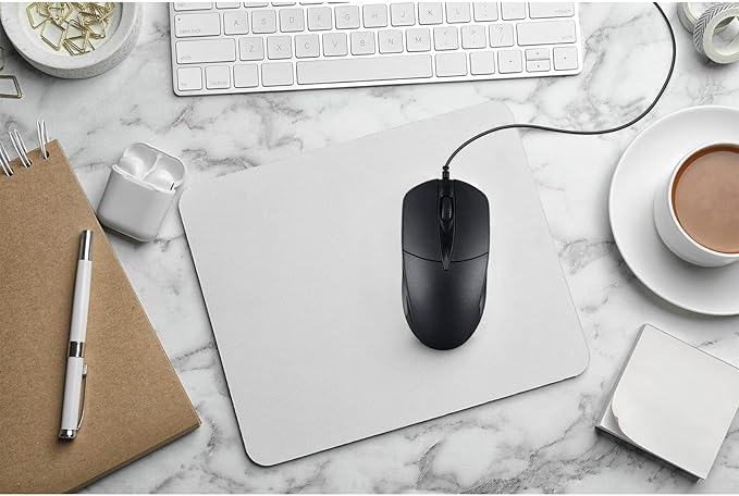 200 Black Wired Computer Mouse Bulk USB 1000 DPI 3 Button Corded Mouse with Home Office Noiseless Simple USB Mice for Computer Laptop Desktop PC (200)