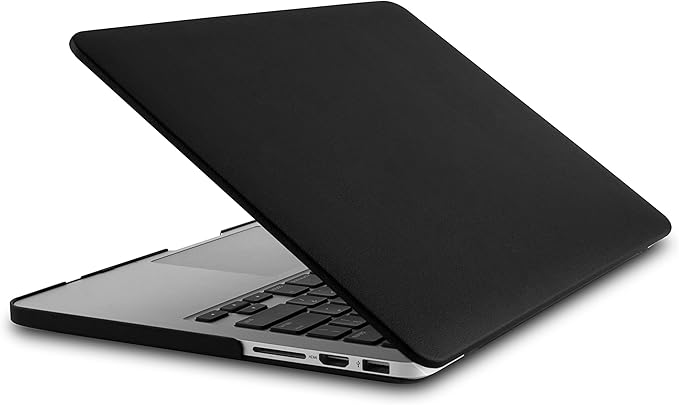 KECC Compatible with MacBook Air 15 inch Case 2025 2024 2023 Release M4 A3241 M3 A3114 M2 A2941 Protective Italian Leather Hard Shell + Keyboard Cover, Black Leather