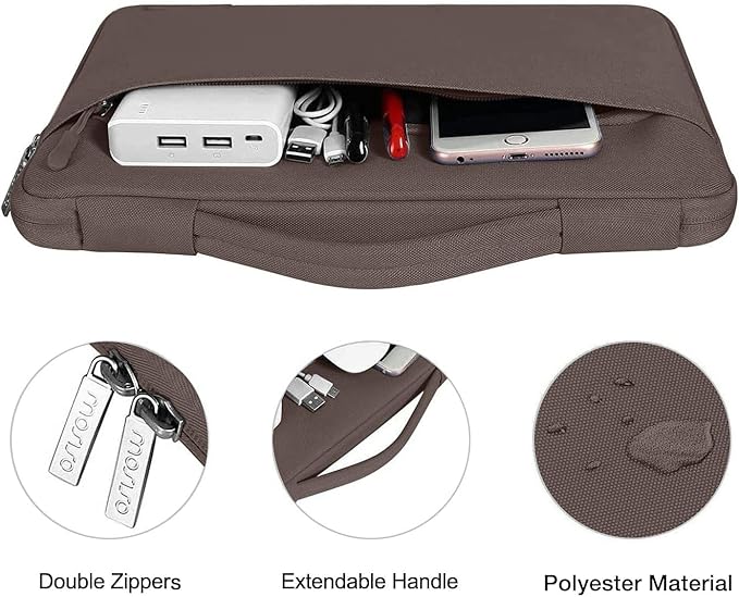 MOSISO Compatible with MacBook Air 15 inch Case M5 2026 M4 2025 M3 M2 2024 2023 A3448 A3241 A3114 A2941,Protective Hard Shell&Carrying Sleeve Bag&Keyboard Cover&Webcam Cover&ScreenFilm, Beige Brown