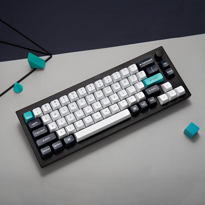 Keychron Q2 Max Wireless Custom Mechanical Gaming Keyboard, QMK/VIA Programmable Knob 2.4 GHz/Bluetooth 5.1/Wired, 65% Compact RGB Hot-Swap with Gateron Banana Switch for Mac Windows Linux - Black