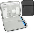Dadanism 9-11 Inch Tablet Sleeve Padded Carrying Case for iPad (A16) 11th Gen 11", iPad 10th Gen 10.9", iPad Air M4/Pro M5 11", iPad Air 5/4, iPad 9/8/7th Gen, Galaxy Tab A11+ Plus 11",Black & Gray