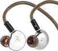 Linsoul 7Hz x Crinacle: Diablo/Divine in-Ear Monitors, 14.5mm Planar Magnetic Driver IEM,HiFi Earbuds with Detachable 2 Pin Single Crystal Copper Cable,Earphone for AudiophileDivine, Silver