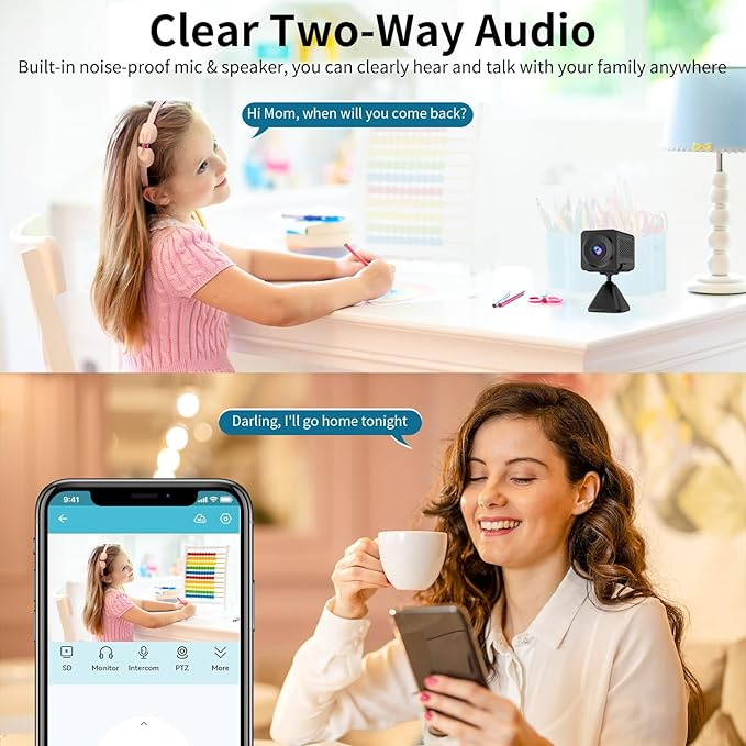 VSTARCAM 2K Security Camera, Built-in Battery, Low-Light Full-Color Night Vision, Motion Detection, Siren, 2-Way Audio, Remote Viewing, Cloud & SD Card Storage (up to 256GB)