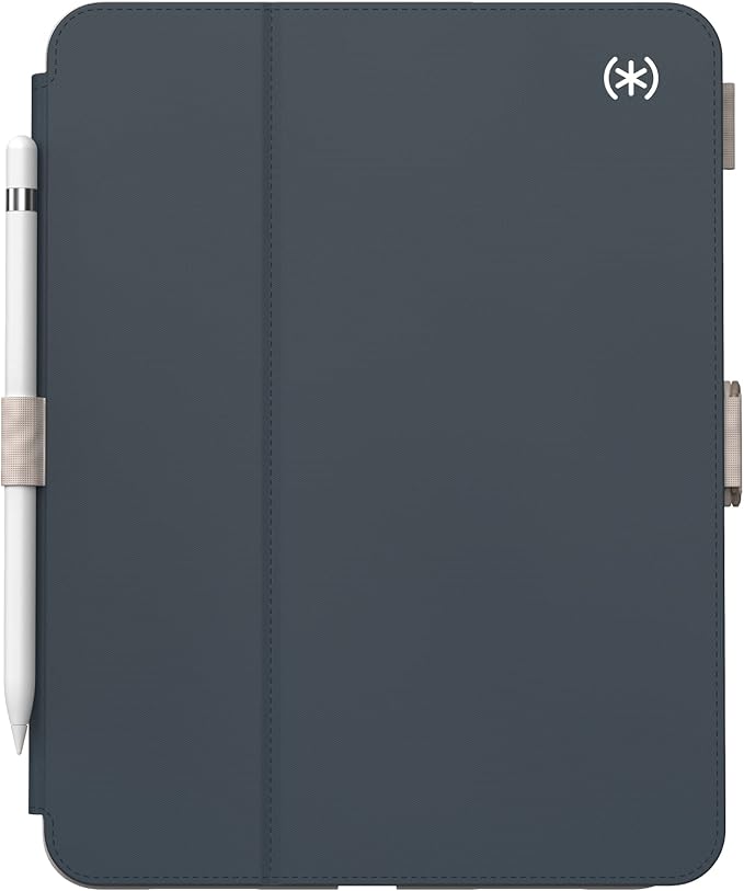 Speck Case for iPad Pro 10th Generation 10.9 Inch - Drop & Camera Protection, Slim Multi Range Stand, Apple Pencil Holder - Almond Milk/Mocha/Charcoal