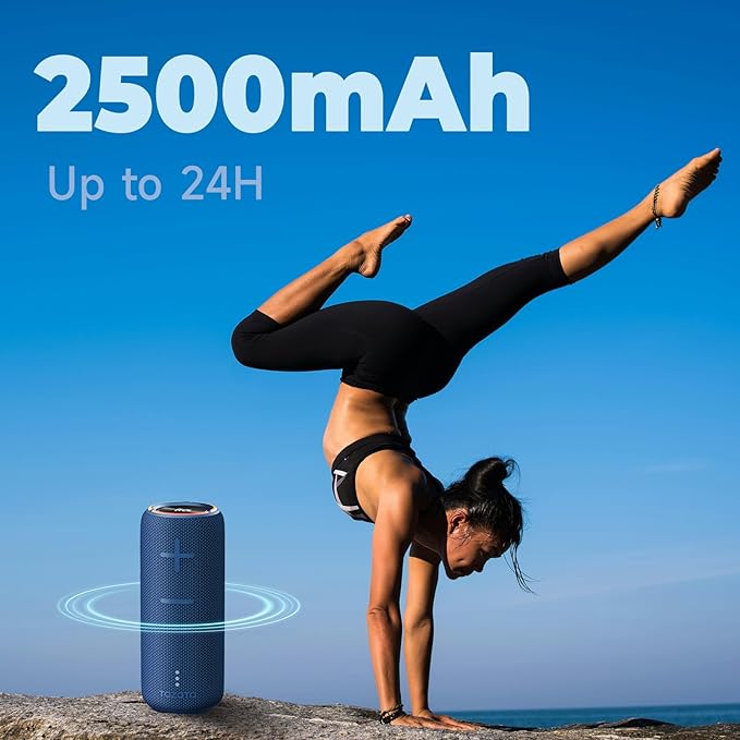 TAZATA IPX7 Waterproof Bluetooth Speaker - 30W HD Sound, 8H Playtime, TWS Pairing, BT5.3, Portable for Pool/Beach/Shower,Birthday Gift, Valentines Day Gifts