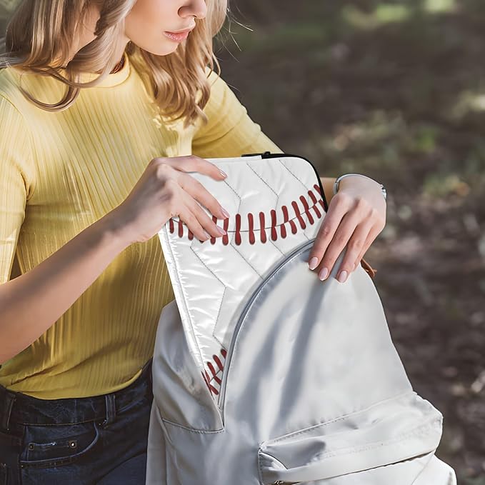 Baseball Print Laptop Sleeve 13-14 Inch Laptop Sleeve Bag, Shockproof Laptop Case Tablet Liner Pouch